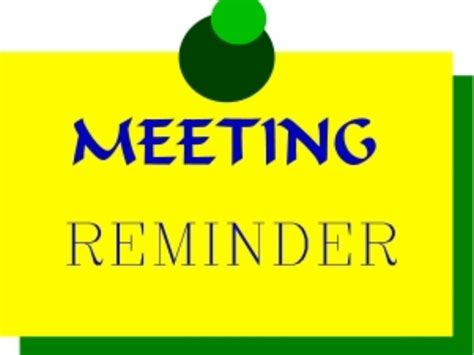Meeting Reminder Clipart 10 Free Cliparts Download Images On