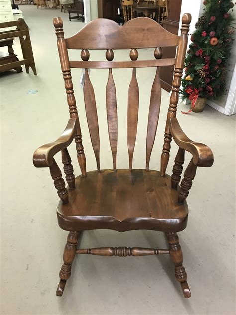 Walnut Rocking Chair Delmarva Furniture Consignment