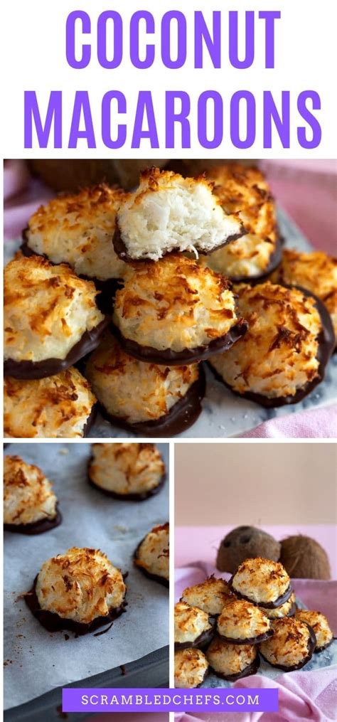 Classic Coconut Macaroons Cookie Recipe Scrambled Chefs