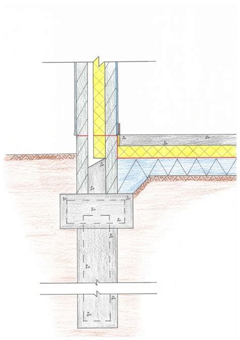 An Architectural Drawing Shows The Details Of A Buildings External