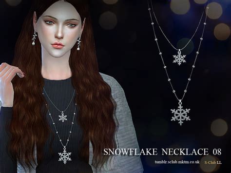 Necklace N08 By S Club Ll At Tsr Sims 4 Updates