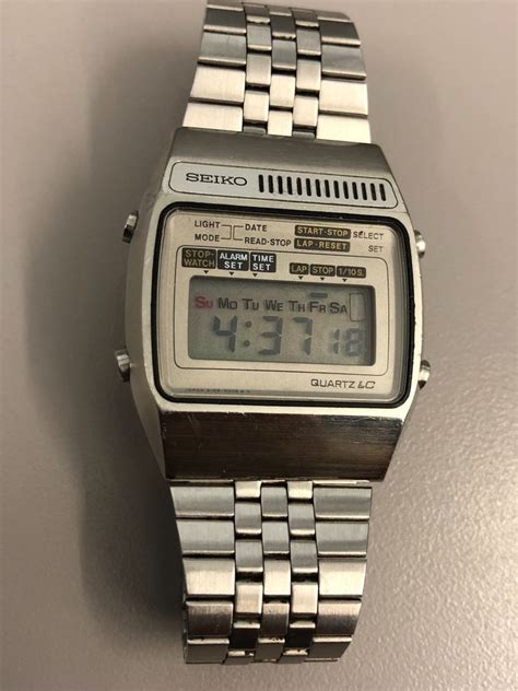 Vintage Seiko Lcd Digital Watch A159 5009 G Alarm Chronograph Reloj
