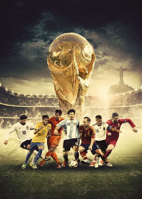 forza27 world cup 2014 digital art poster world cup soccer world world football
