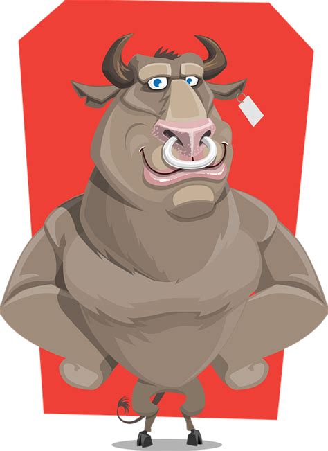 Toro Animales Carácter Con · Gráficos Vectoriales Gratis En Pixabay