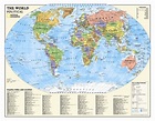 National Geographic Maps Kids Political World Wall Map (Grades 4-12 ...