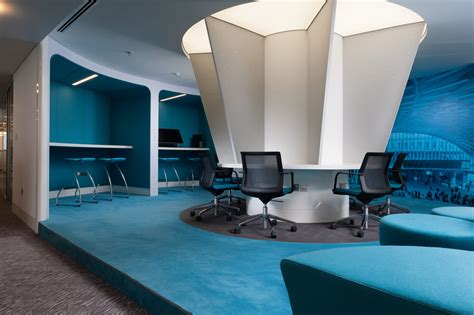 Bluehaus Group Designs Arups Dubai Office Using Bright Pops Of Colour