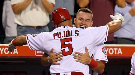 Mike Trout May Be The Angels Star But Albert Pujols Provides Big Hits