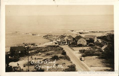 Ontio Road Ogunquit Me Postcard