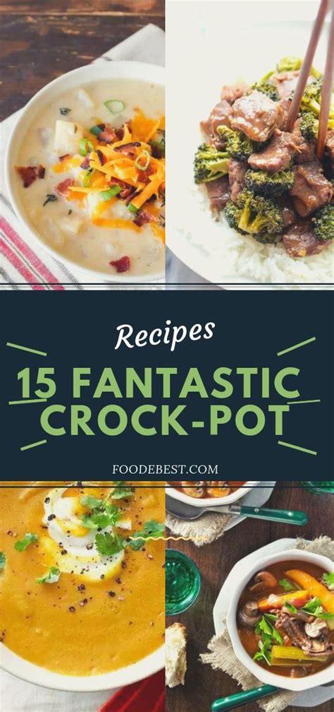 Diabetic cookbooks offer a wide range of meal options that are often quick and easy to prepare. 15 Fantastic Cheap Crock-Pot Meals Ideas You Can Make ...
