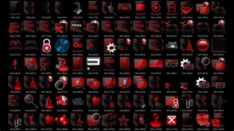 Windows 10 Hud Apocalypse Icon Pack Red Youtube