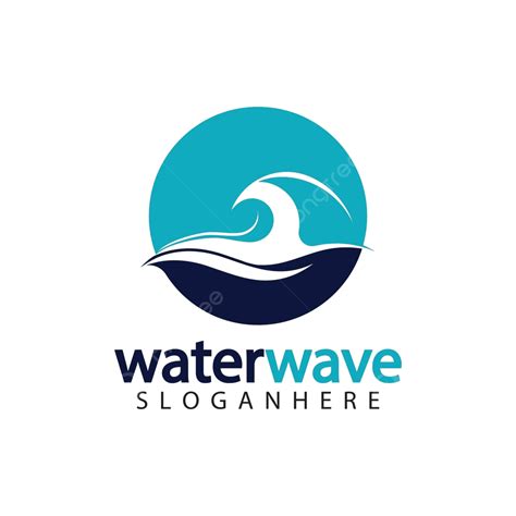 Water Wave Logo Design Template Shape Aqua Logo Vector Shape Aqua