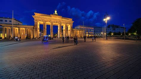 Kostenloses Foto Zum Thema Abend Berlin Brandenburger Tor