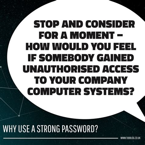 why use a strong password
