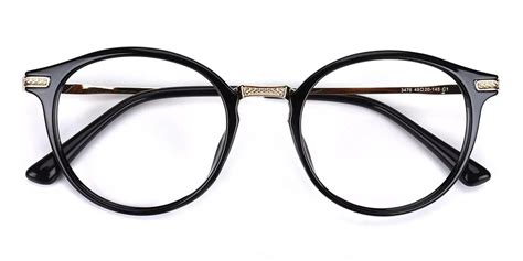 Allen Acetate Eyeglasses Black Prescription Glasses Designed For Style And Comfort