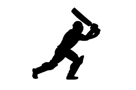 Cricket Player Svg Cut File By Creative Fabrica Crafts · Creative Fabrica