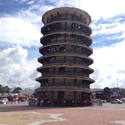 The leaning tower teluk intan was initially built as a water storage tank meant for people during the dry season. Menara Condong (Leaning Tower) - Teluk Intan, Perak