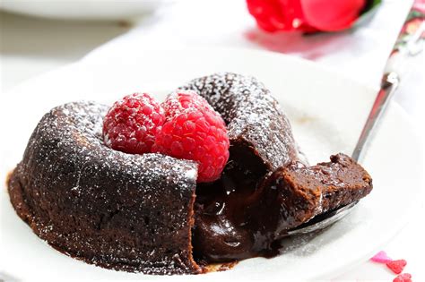 This lava cake recipe is decadent, filled with a gooey molten chocolate center, and. Chocolate Lava Cake Cups | Taste It Presents