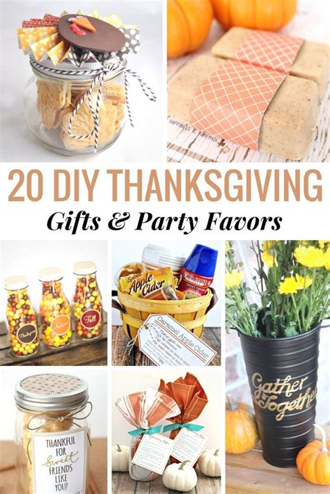 Here Are 20 Diy Thanksgiving T And Party Favors That Your Friends