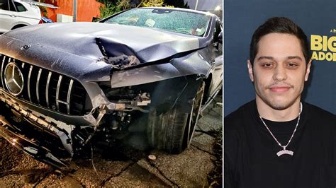 Former SNL Star Pete Davidson S Car Crash Being Investigated Police