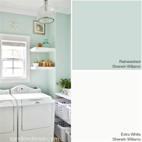 For the shiplap i'd do an eggshell or even a satin. My Coastal Colors - Sand and Sisal | Laundry room colors ...