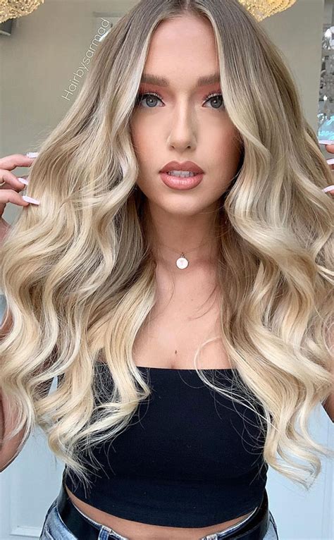 44 the best hair color ideas for brunettes warm blonde waves