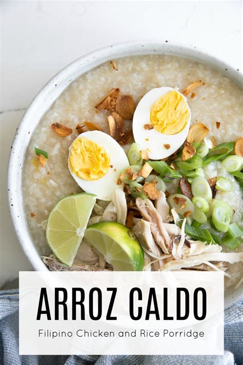 Arroz Caldo Recipe Filipino Chicken And Rice Porridge The Forked Spoon