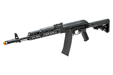 Lancer Tactical Ak74 Full Metal Rifle W 105 Inch M Lok Handguard