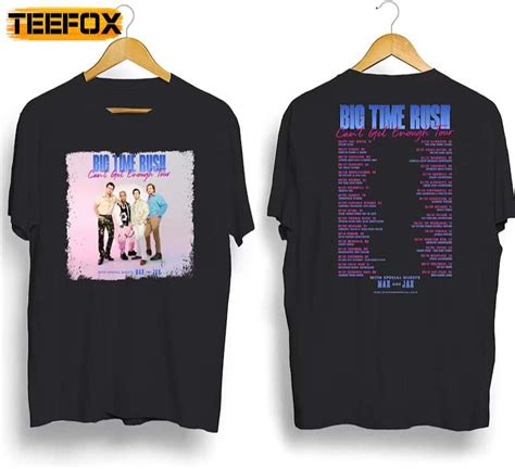Big Time Rush Cant Get Enough Tour 2023 Concert Dates T Shirt