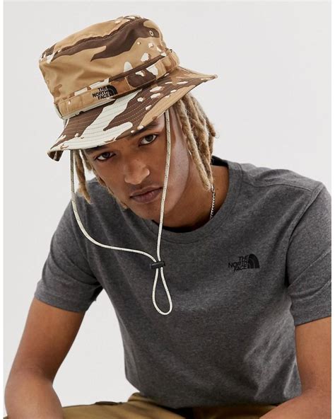 The North Face Class V Brimmer Hat In Camo For Men Lyst