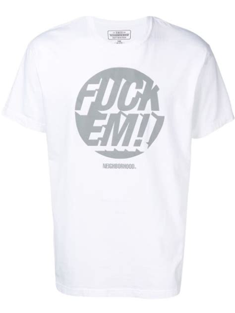 Neighborhood Fuck Em T Shirt 57 Buy Aw18 Online Fast Global