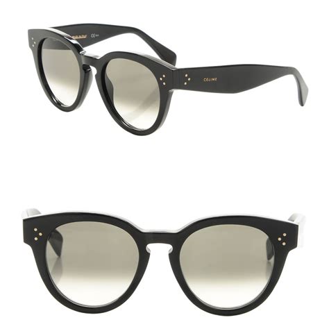 Celine Thin Preppy Sunglasses Cl41049s Black 161290