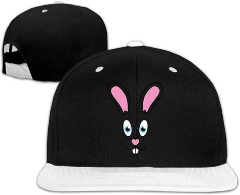 Bunny Rabbit Face Baseball Cap Adjustable Hip Hop Cap Sports For Unisex