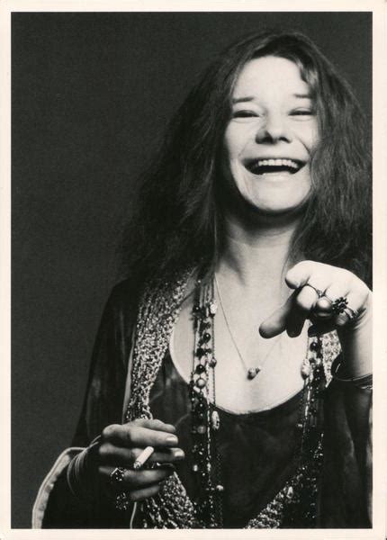 Janis Joplin New York 1969 Celebrities Postcard