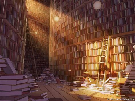 Library The Library Of Babel Anime Backgrounds Wallpapers Anime