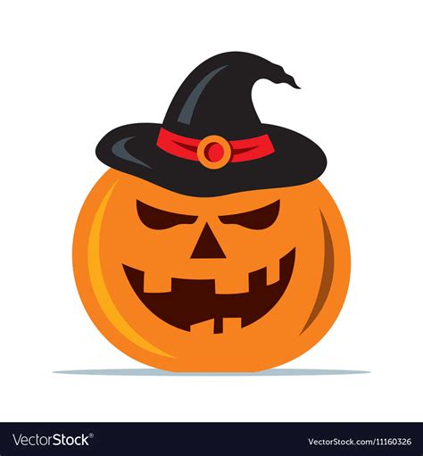 Halloween Pumpkin Cartoon Royalty Free Vector Image