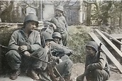 Peer Into The Past: U.S. Army Soldiers near Frankfurt, Germany 1945...