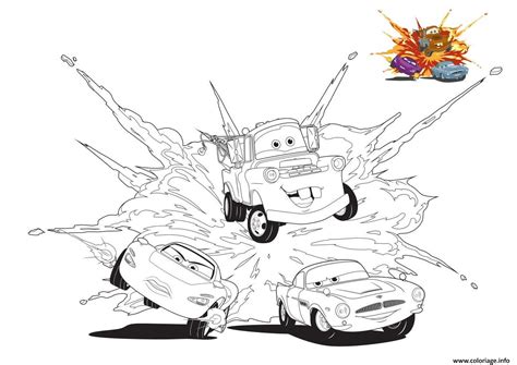 Coloriage Cars Competition Cour Se Rapide Voiture Dessin Cars Imprimer