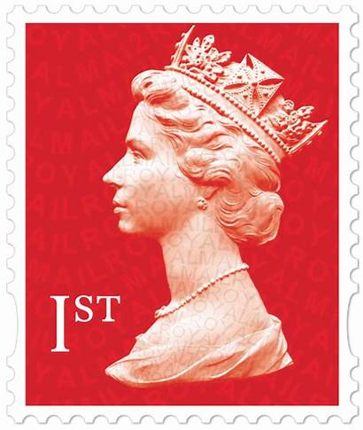 Stamp 1st Class Head Queen Stamps Postage