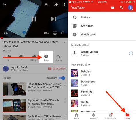 Download Youtube Video For Offline Play In Iphone Ipad
