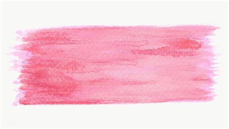 Pink Watercolor Brush Stroke Transparent Png Free Image By Rawpixel