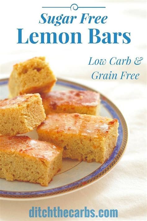 Looking for low carb desserts? Sugar Free Lemon Bars | Recipe | Sugar free lemon bars, Sugar free low carb