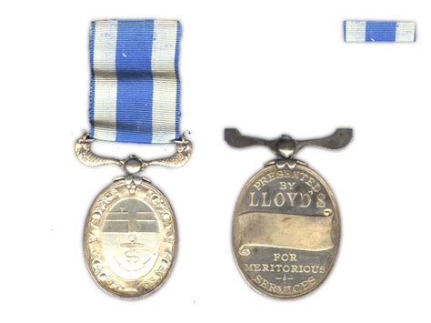 Lloyds Medal For Meritorious Services Tracesofwarnl