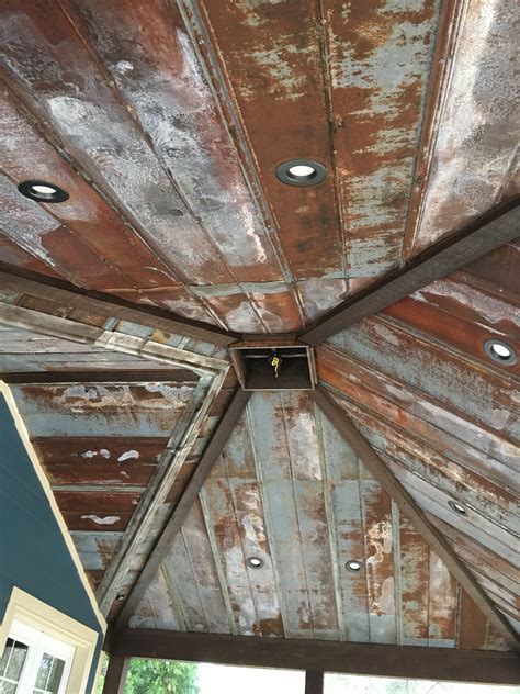 Rustic Tin Ceiling