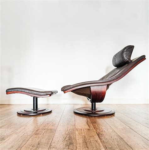 Nelo 'Move' Leather Armchair with Ottoman by Takashi Okamura & Erik