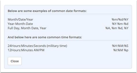 Functions for time and date accept format string as a parameter in order to override default date and time formatting for certain places in theme or plugin files. How to change the date and time format in your account ...