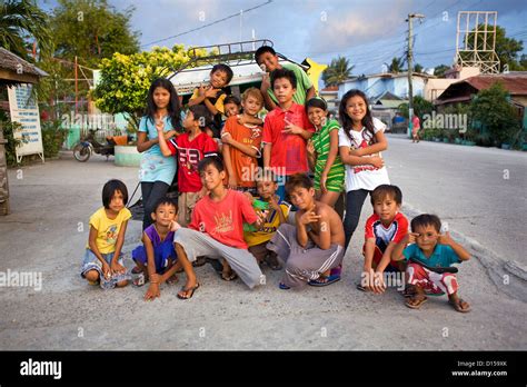 Happy Filipino Street Children