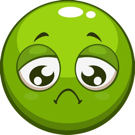 Green Frowny Funny Emoji Funny Faces Pictures Emoticon Faces