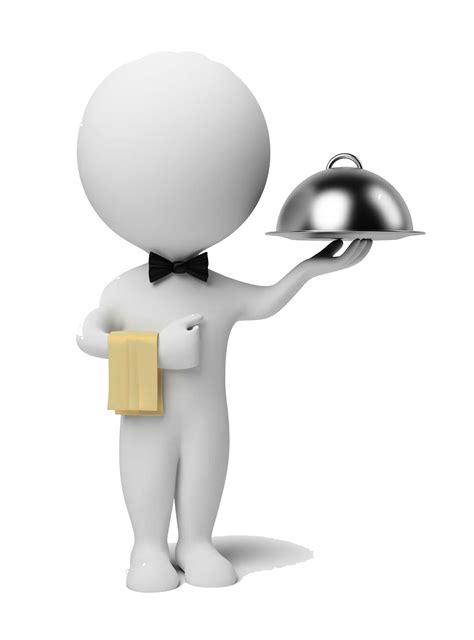 Waiter Serving Food Png Pic Png All