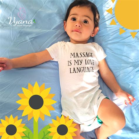 Love Language Onesie Vyana Infant Massage