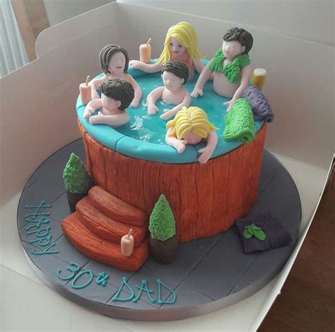 Hot Tub Birthday Cake Birthday Cake Desserts Cake